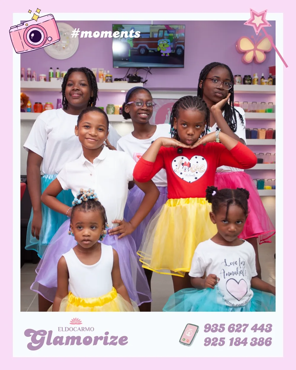 Momentos especiais com as princesas da Glamorize